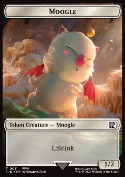 Moogle Token (W 1/2) // Zombie Token (B 2/2) (V.1) - FINAL FANTASY: Tokens (Token) [TFIN-CT 11/6]