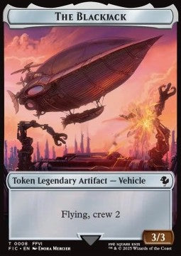 The Blackjack Token (A 3/3) // The Monarch (V.1)⁣ - Magic: The Gathering - FINAL FANTASY: Tokens⁣ (Token)⁣ [CT 8/11]