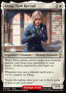 Elena, Turk Recruit⁣ - Commander: Magic: The Gathering - FINAL FANTASY: Collector's Edition⁣ (Rare)⁣ [18]