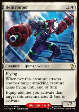 Helitrooper⁣ - Commander: Magic: The Gathering - FINAL FANTASY: Collector's Edition⁣ (Rare)⁣ [22]