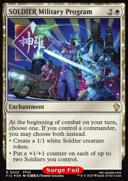 SOLDIER Military Program⁣ - Commander: Magic: The Gathering - FINAL FANTASY: Collector's Edition⁣ (Rare)⁣ [25]