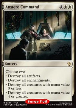 Austere Command⁣ - Commander: Magic: The Gathering - FINAL FANTASY: Collector's Edition⁣ (Rare)⁣ [231]