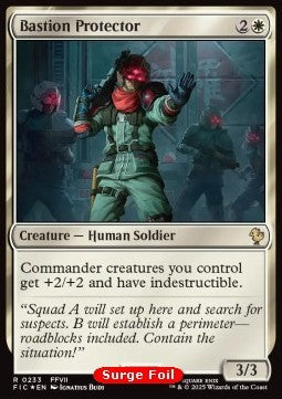 Bastion Protector⁣ - Commander: Magic: The Gathering - FINAL FANTASY: Collector's Edition⁣ (Rare)⁣ [233]