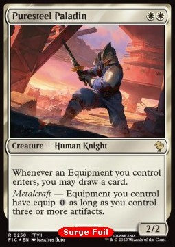 Puresteel Paladin⁣ - Commander: Magic: The Gathering - FINAL FANTASY: Collector's Edition⁣ (Rare)⁣ [250]