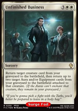 Unfinished Business⁣ - Commander: Magic: The Gathering - FINAL FANTASY: Collector's Edition⁣ (Rare)⁣ [259]