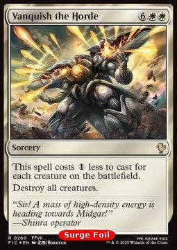 Vanquish the Horde⁣ - Commander: Magic: The Gathering - FINAL FANTASY: Collector's Edition⁣ (Rare)⁣ [260]