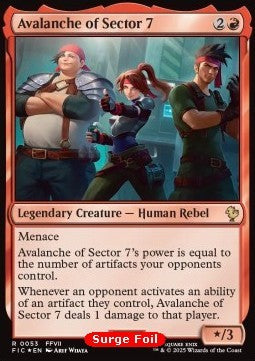 Avalanche of Sector 7⁣ - Commander: Magic: The Gathering - FINAL FANTASY: Collector's Edition⁣ (Rare)⁣ [53]
