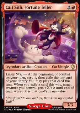 Cait Sith, Fortune Teller⁣ - Commander: Magic: The Gathering - FINAL FANTASY: Collector's Edition⁣ (Rare)⁣ [54]
