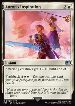 Auron's Inspiration⁣ - Magic: The Gathering - FINAL FANTASY⁣ (Uncommon)⁣ [8]