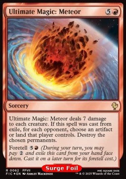 Ultimate Magic: Meteor⁣ - Commander: Magic: The Gathering - FINAL FANTASY: Collector's Edition⁣ (Rare)⁣ [62]