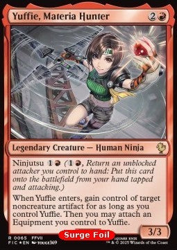 Yuffie, Materia Hunter⁣ - Commander: Magic: The Gathering - FINAL FANTASY: Collector's Edition⁣ (Rare)⁣ [65]