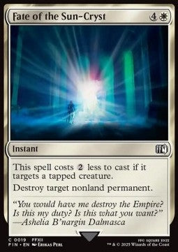 Fate of the Sun-Cryst⁣ - Magic: The Gathering - FINAL FANTASY⁣ (Common)⁣ [19]