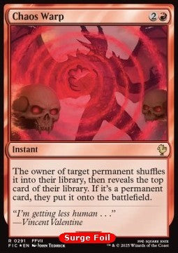 Chaos Warp⁣ - Commander: Magic: The Gathering - FINAL FANTASY: Collector's Edition⁣ (Rare)⁣ [291]