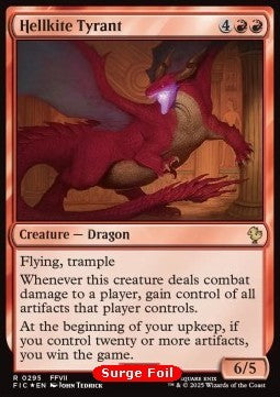 Hellkite Tyrant⁣ - Commander: Magic: The Gathering - FINAL FANTASY: Collector's Edition⁣ (Rare)⁣ [295]