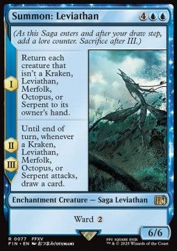 Summon: Leviathan⁣ - Magic: The Gathering - FINAL FANTASY⁣ (Rare)⁣ [77]
