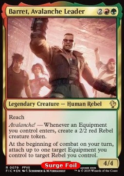 Barret, Avalanche Leader⁣ - Commander: Magic: The Gathering - FINAL FANTASY: Collector's Edition⁣ (Rare)⁣ [79]