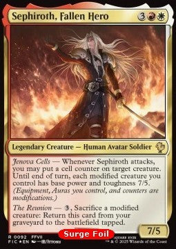 Sephiroth, Fallen Hero⁣ - Commander: Magic: The Gathering - FINAL FANTASY: Collector's Edition⁣ (Rare)⁣ [92]