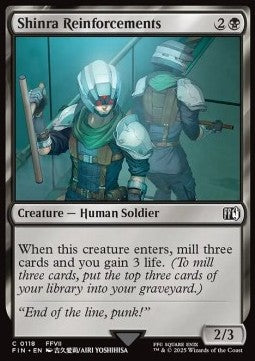Shinra Reinforcements⁣ - Magic: The Gathering - FINAL FANTASY⁣ (Common)⁣ [118]