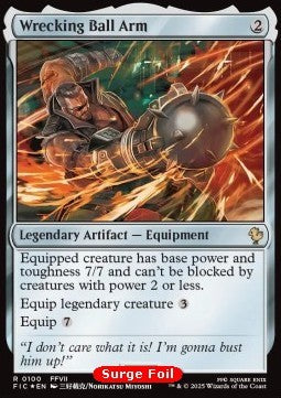Wrecking Ball Arm⁣ - Commander: Magic: The Gathering - FINAL FANTASY: Collector's Edition⁣ (Rare)⁣ [100]