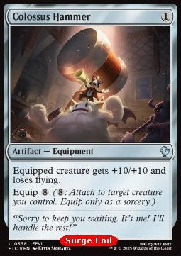 Colossus Hammer⁣ - Commander: Magic: The Gathering - FINAL FANTASY: Collector's Edition⁣ (Uncommon)⁣ [338]