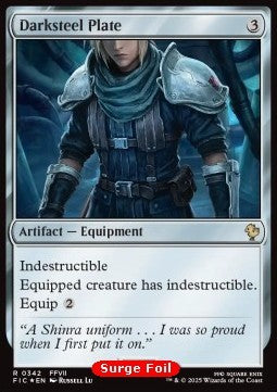 Darksteel Plate⁣ - Commander: Magic: The Gathering - FINAL FANTASY: Collector's Edition⁣ (Rare)⁣ [342]
