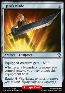 Hero's Blade⁣ - Commander: Magic: The Gathering - FINAL FANTASY: Collector's Edition⁣ (Uncommon)⁣ [345]