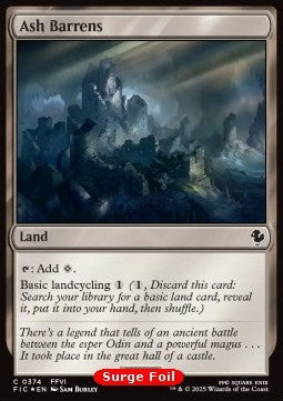 Ash Barrens⁣ - Commander: Magic: The Gathering - FINAL FANTASY: Collector's Edition⁣ (Common)⁣ [374]
