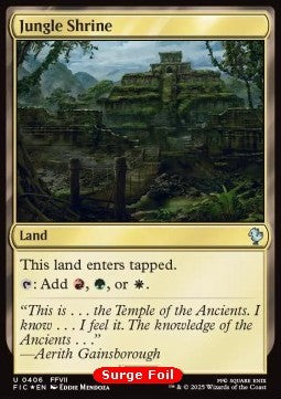 Jungle Shrine⁣ - Commander: Magic: The Gathering - FINAL FANTASY: Collector's Edition⁣ (Uncommon)⁣ [406]