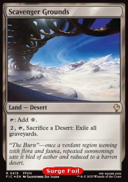 Scavenger Grounds⁣ - Commander: Magic: The Gathering - FINAL FANTASY: Collector's Edition⁣ (Rare)⁣ [419]
