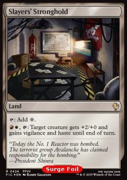 Slayers' Stronghold⁣ - Commander: Magic: The Gathering - FINAL FANTASY: Collector's Edition⁣ (Rare)⁣ [424]