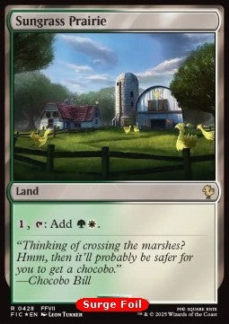 Sungrass Prairie⁣ - Commander: Magic: The Gathering - FINAL FANTASY: Collector's Edition⁣ (Rare)⁣ [428]
