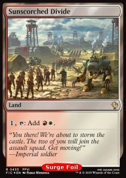 Sunscorched Divide⁣ - Commander: Magic: The Gathering - FINAL FANTASY: Collector's Edition⁣ (Rare)⁣ [433]