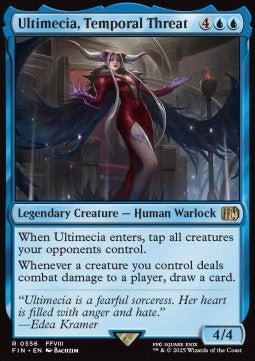 Ultimecia, Temporal Threat (V.2) - Magic: The Gathering - FINAL FANTASY: Extras (Rare) [XFIN-556]