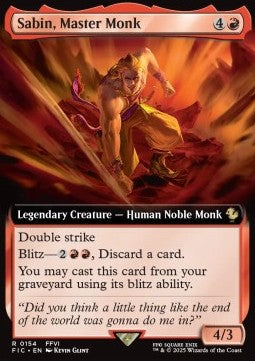 Sabin, Master Monk⁣ - Commander: Magic: The Gathering - FINAL FANTASY: Extras⁣ (Rare)⁣ [154]