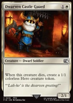 Dwarven Castle Guard⁣ - Magic: The Gathering - FINAL FANTASY⁣ (Common)⁣ [18]