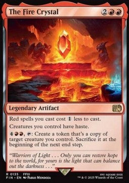 The Fire Crystal⁣ - Magic: The Gathering - FINAL FANTASY⁣ (Rare)⁣ [135]