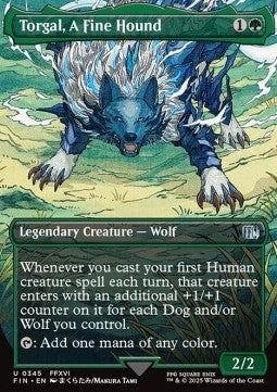 Torgal, A Fine Hound (V.1)⁣ - Magic: The Gathering - FINAL FANTASY: Extras⁣ (Uncommon)⁣ [345]
