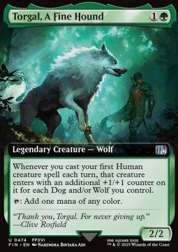 Torgal, A Fine Hound (V.2)⁣ - Magic: The Gathering - FINAL FANTASY: Extras⁣ (Uncommon)⁣ [474]