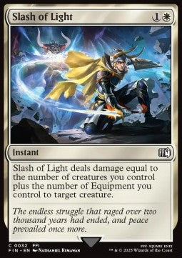 Slash of Light⁣ - Magic: The Gathering - FINAL FANTASY⁣ (Common)⁣ [32]