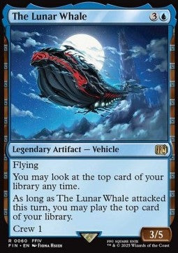 The Lunar Whale⁣ - Magic: The Gathering - FINAL FANTASY⁣ (Rare)⁣ [60]