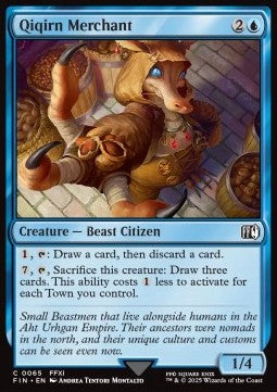 Qiqirn Merchant⁣ - Magic: The Gathering - FINAL FANTASY⁣ (Common)⁣ [65]