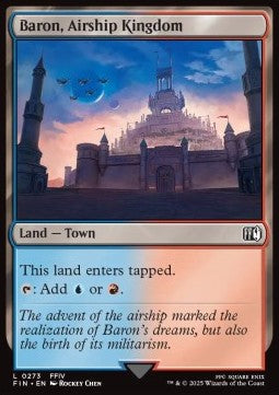 Baron, Airship Kingdom⁣ - Magic: The Gathering - FINAL FANTASY⁣ (Land)⁣ [273]