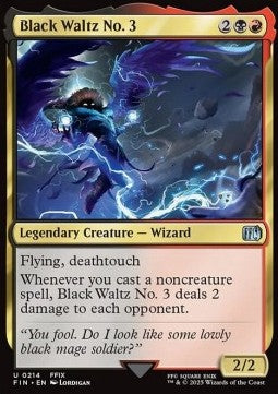 Black Waltz No. 3⁣ - Magic: The Gathering - FINAL FANTASY⁣ (Uncommon)⁣ [214]