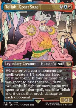 Tellah, Great Sage (V.1)⁣ - Magic: The Gathering - FINAL FANTASY: Extras⁣ (Rare)⁣ [349]