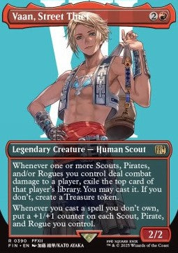 Vaan, Street Thief (V.1)⁣ - Magic: The Gathering - FINAL FANTASY: Extras⁣ (Rare)⁣ [390]