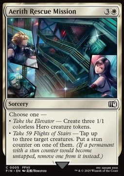 Aerith Rescue Mission⁣ - Magic: The Gathering - FINAL FANTASY⁣ (Common)⁣ [5]