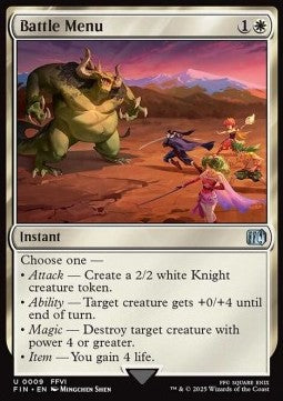 Battle Menu⁣ - Magic: The Gathering - FINAL FANTASY⁣ (Uncommon)⁣ [9]