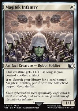 Magitek Infantry⁣ - Magic: The Gathering - FINAL FANTASY⁣ (Common)⁣ [25]