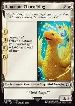 Summon: Choco/Mog⁣ - Magic: The Gathering - FINAL FANTASY⁣ (Common)⁣ [35]