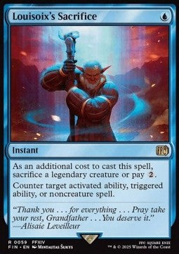 Louisoix's Sacrifice - Magic: The Gathering - FINAL FANTASY (Rare) [FIN-59]